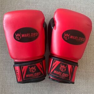 Warlord Fighter Red Boxing Gloves